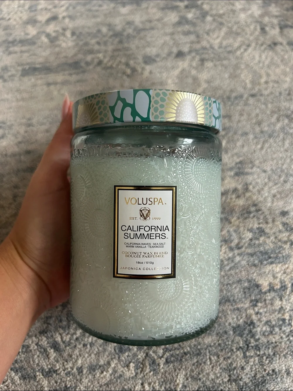 Voluspa California Summers Coconut Wax Blend Candle